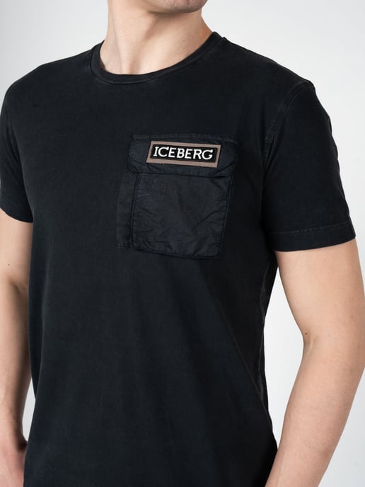 Iceberg T-Shirt C-Neck Herren schwarz - Image 5