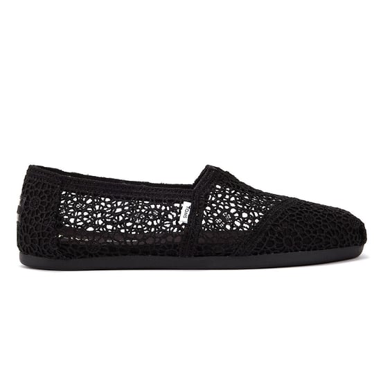 TOMS Apargata Crochet Damen Schwarz Espadrilles - Image 4