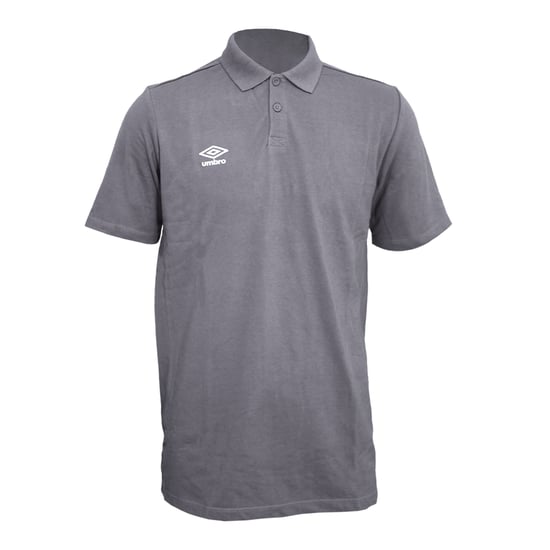 Umbro - "Essential" Poloshirt für Herren (Kohlen-Schwarz/Weiß) - Image 1