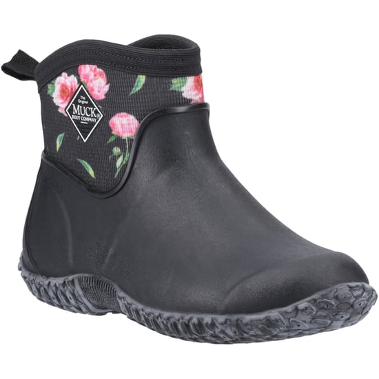Muck Boots Muckster II Ankle Gummistiefel Schwarz/Rosen - Image 1