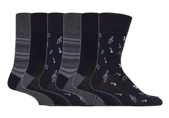 Gentle Grip - 6 Paar Herren Gentle Grip nicht elastische Socken - MGG546 - Image 1