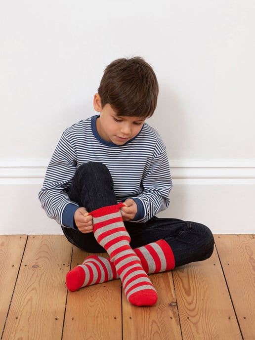 Kite Clothing Fair Isle Cosy Socks Red