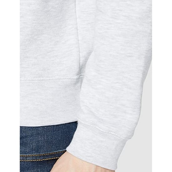 Fruit Of The Loom Herren Premium 70/30 Zip Neck Sweatshirt (Heather Grey) - Image 2