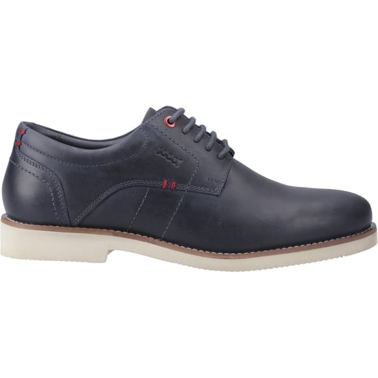 Pod Hampton Leder Herren Schnürschuhe Navy - Image 5