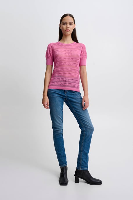 ICHI gestricktes Top IHMARINDA rosa - Image 6