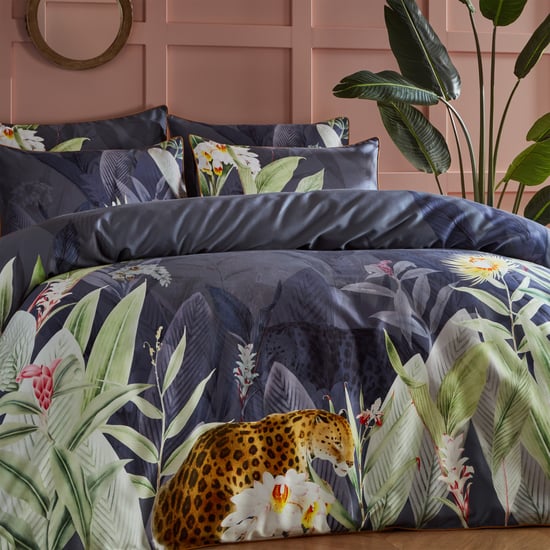 200-Fäden Artemis Botanische Luxus Leopard Bettwäsche Set - Image 2