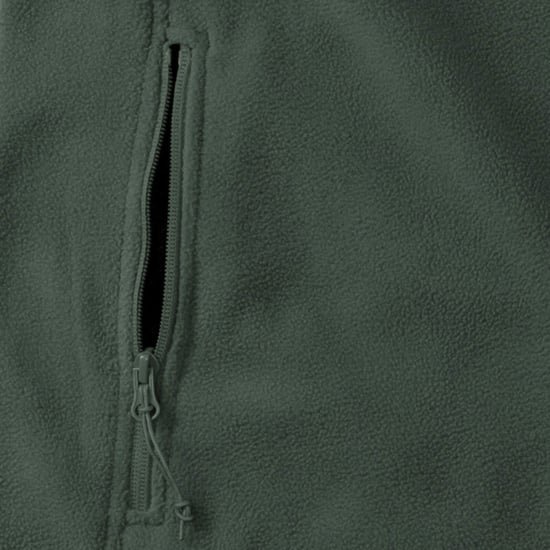 Russell Herren 1/4 Zip Outdoor Fleece Top (Flaschengrün) - Image 4