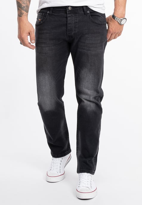 Rock Creek Jeans Straight Leg Schwarz - Image 1