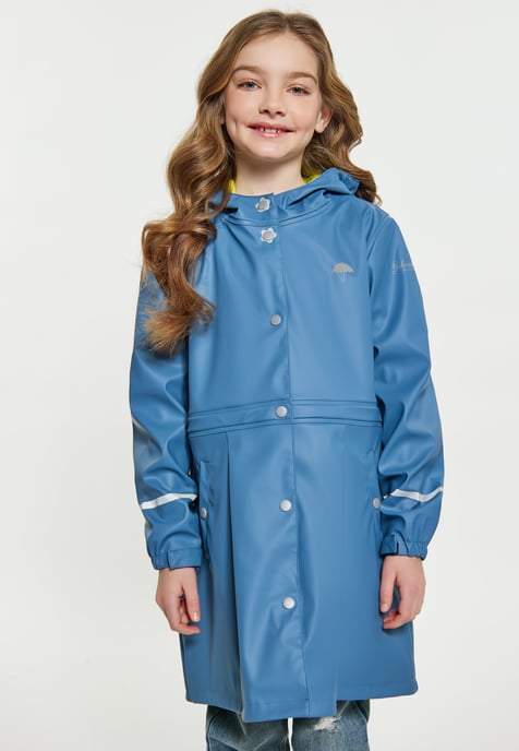 Schmuddelwedda Regenmantel Mädchen (Kids) Stahlblau - Image 3