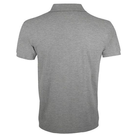 SOLs Mens Prime Pique Plain Kurzarm-Poloshirt (Grau meliert) - Image 2