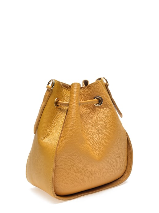 Carla Ferreri SS22 CF 1400 Moutarde Cuir de vachette Sac - Image 2