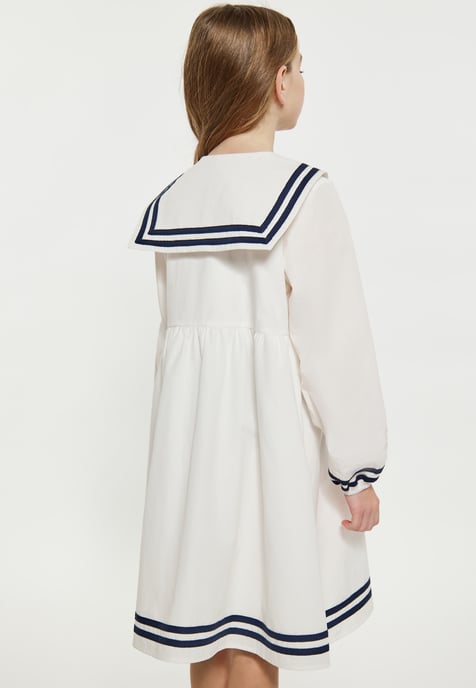 Dreimaster Kleid Mädchen (Kids) weiss - Image 4