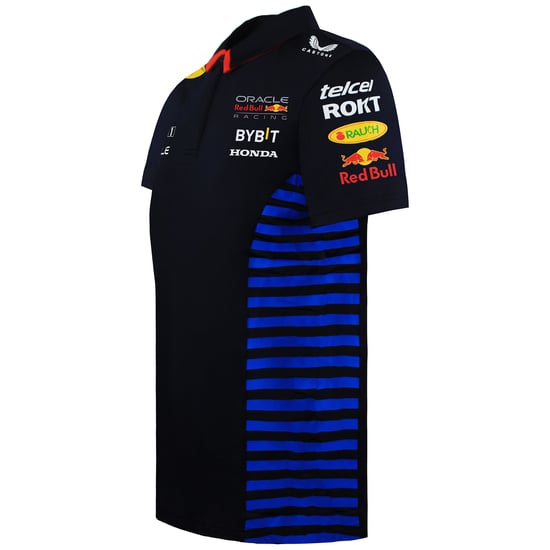 Red Bull Racing F1 Team 2024 Damen Navy Polo-Shirt - Image 2