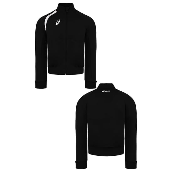 Asics Kinder Schwarz/Weiß Trainingsjacke - Image 3