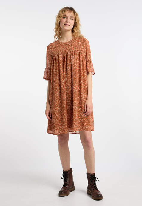 Dreimaster Kleid Damen Orange Mehrfarbig - Image 2