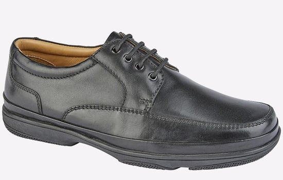 Roamers Danforth Shoes Mens Wide Fit - Image 1