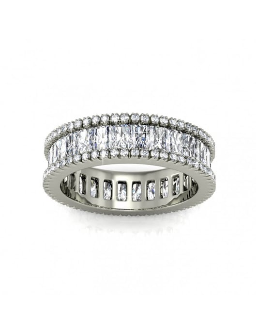 Glamour Lock Ring - Silber und Kristall - Image 4