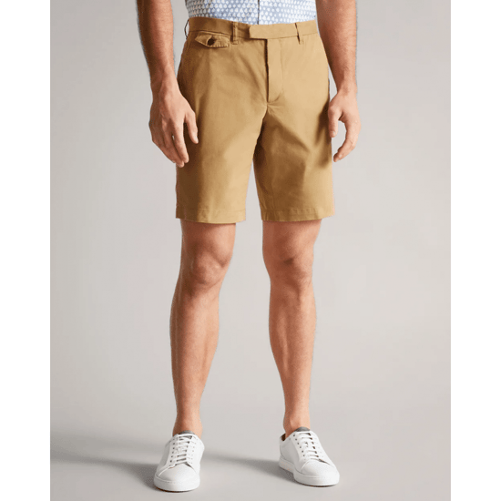 Short Ashfrd Chino Ted Baker Pour Homme en Brun Roux - Image 1