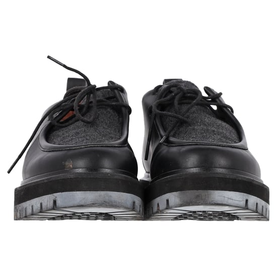 Loro Piana Derby-Schnürschuhe aus schwarzem Leder - Image 2
