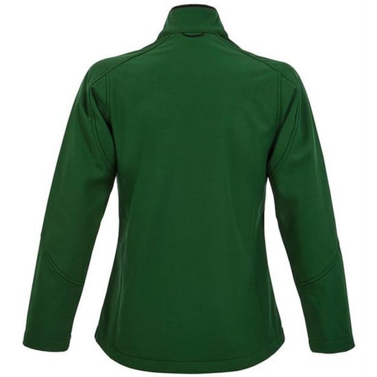 SOLS Womens/Ladies Roxy Soft Shell Jacket (atmungsaktiv, winddicht und wasserabweisend) (flaschengrün) - Image 3