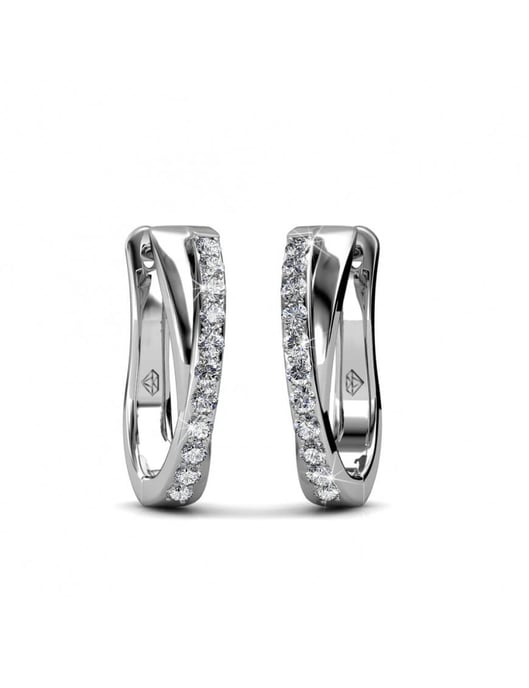 Criss-Ohrringe - Silber und Kristall - Image 4