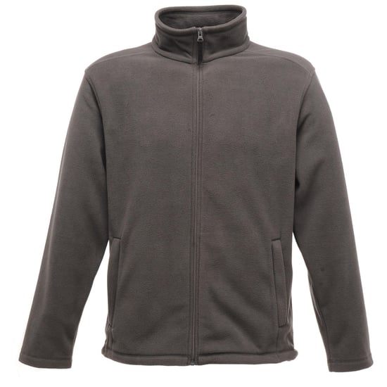 Regatta Mens Plain Micro Fleece Full Zip Jacket (Layer Lite) (Seal Grey)