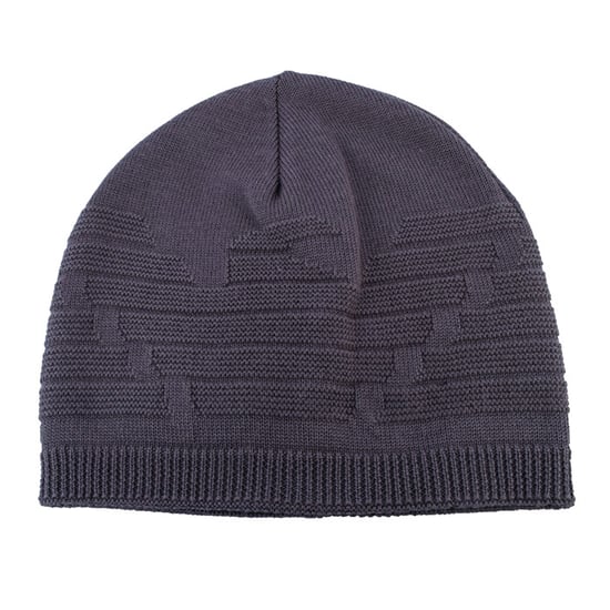 Armani Eagle Beanie in Grey - Image 1