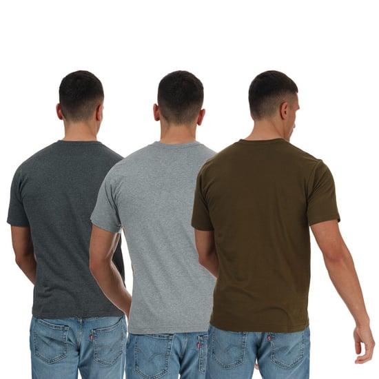 Men's DKNY Giants 3 Pack Lounge T-Shirts in olive