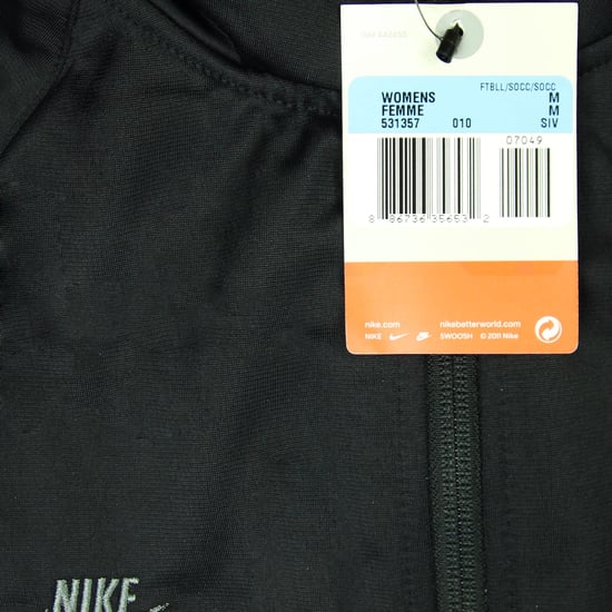 Nike KNVB Track Jacket Zip Up Black Womens Football Track Top 531357 010