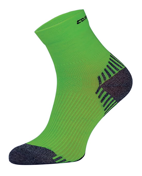 COMODO - Unisex Chaussettes de Contention pour Running Compression pour Sport - Néon Vert - Image 1