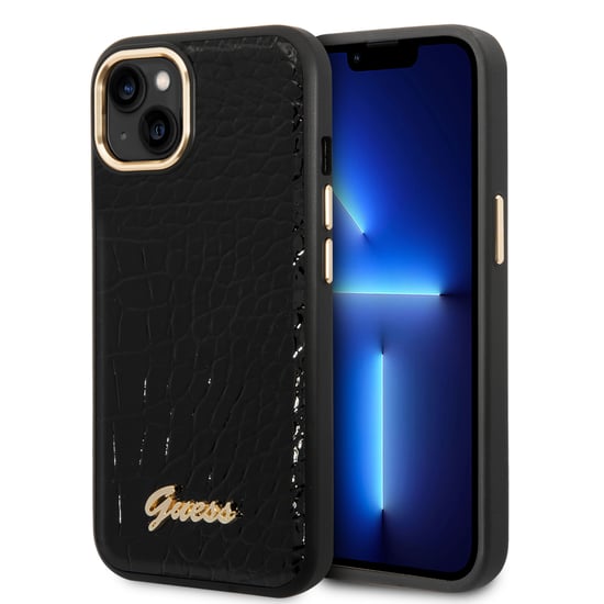 Guess iPhone 14 PU Croco Phone Case