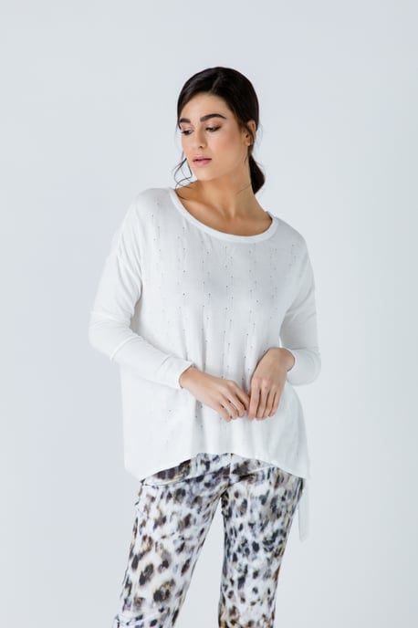 Jacquard-Strickoberteil - Image 1