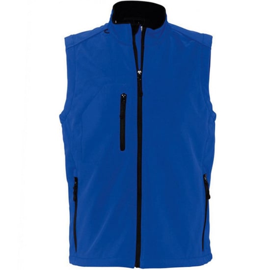 SOLS Herren Rallye Soft Shell Bodywarmer Jacke (Königsblau) - Image 1