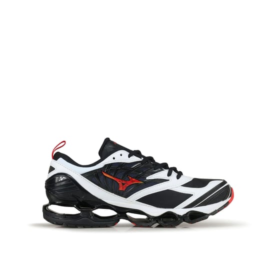 Mizuno Wave Prophecy "Icon" Lace-Up Black Synthetic Mens Trainers D1GA212209