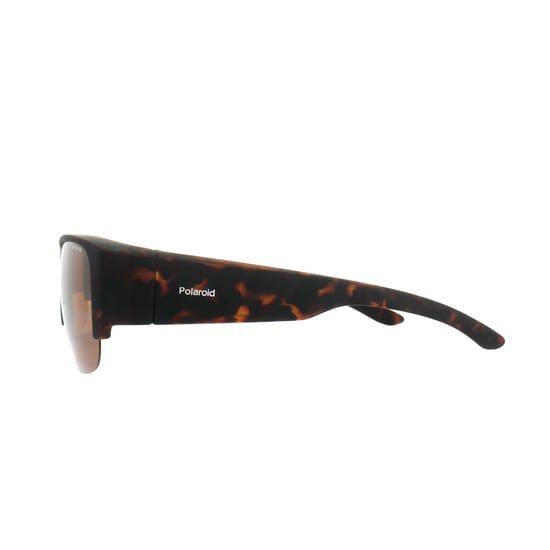 Polaroid Suncovers Semi Rimless Unisex Havana Brown Polarized Sunglasses