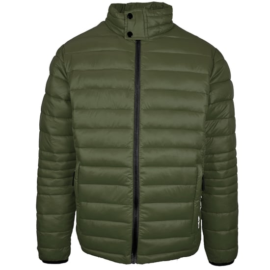 Plein Sport Schlichte gefütterte grüne Jacke - Image 1