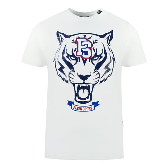 Plein Sport PS Tiger Logo White T-Shirt