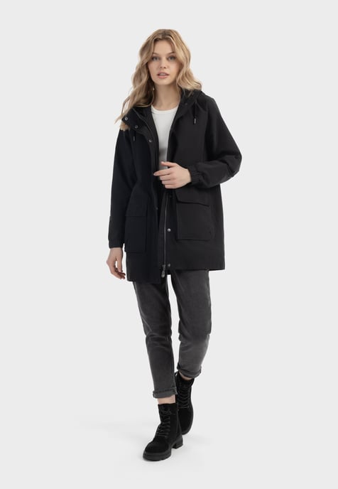 Dreimaster Jacke Damen schwarz - Image 2