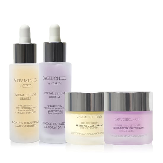 Bakuchiol-Serum+Vitamin C-Serum+Vitamin C-Tagescreme+ Bakuchiol-Nachtcreme - Image 1