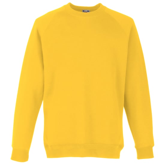 Fruit Of The Loom Childrens Unisex Raglan Ärmel Sweatshirt (Sonnenblume) - Image 1