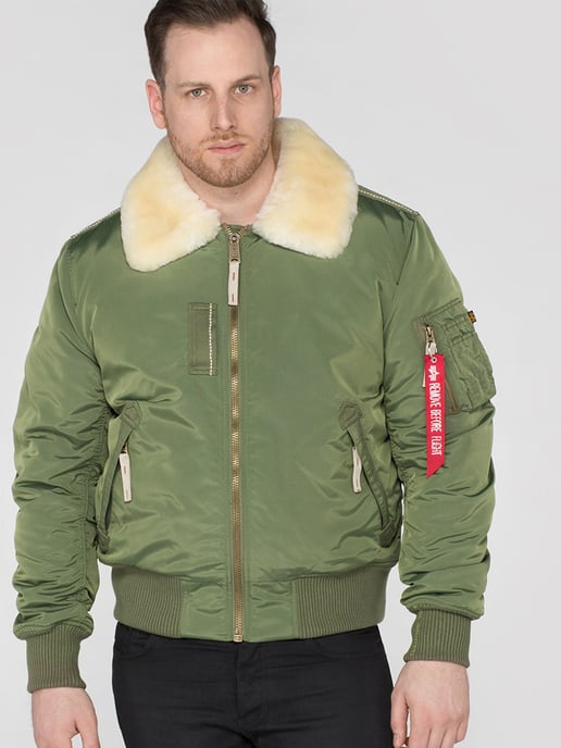 Alpha Industries Herren Injector III Flugjacke in Salbeigrün - Image 4