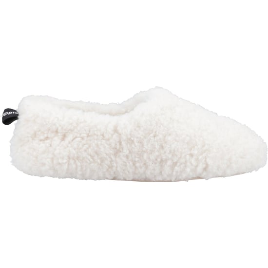 Hush Puppies Emily Kunstfell Damen Creme Hausschuhe - Image 5