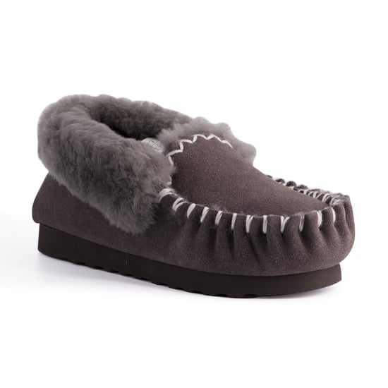 Aus Wooli Australia Hand Stitched Womens Sheepskin Moccasin