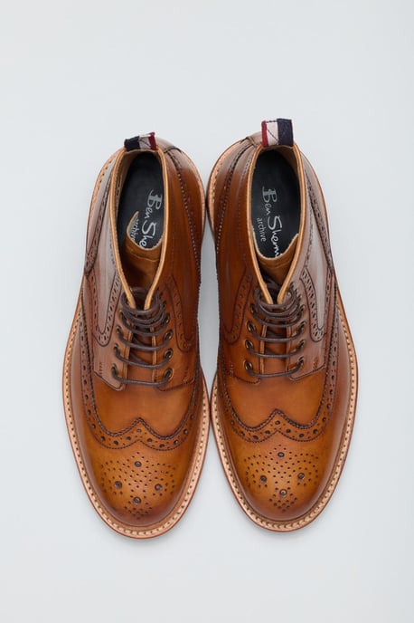 Ben Sherman Arthur Braune Herrenstiefel Aus Leder - Image 3