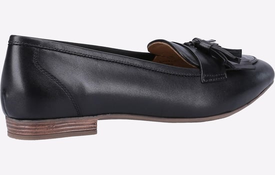 Hush Puppies Marissa Tassel Damen-Schwarze-Lederloafer - Image 3