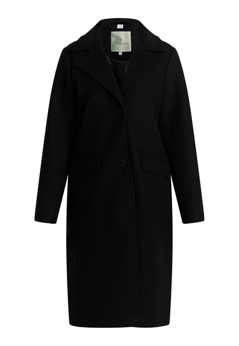 Dreimaster Übergangsjacke in Wolloptik Damen schwarz - Image 1