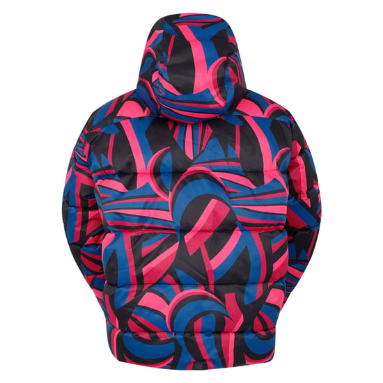 Dare 2B Womens/Ladies Showcase Patterned Baffled Ski Jacket (Hot Pink)