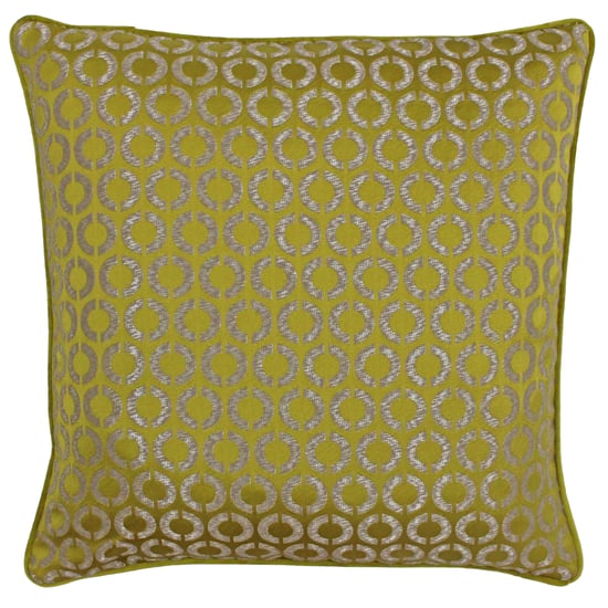 Paoletti Piccadilly Piped Jacquard Cushion Cover