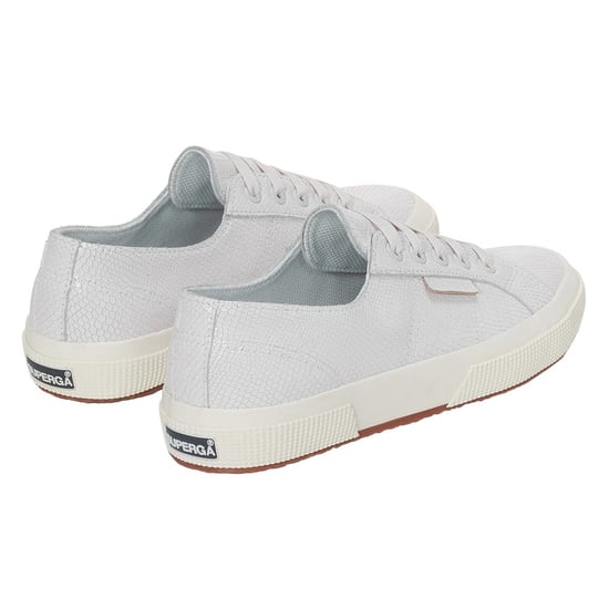 Superga - Damen Sneaker "2750", Schlangenmuster, Narbiges Leder (Optisch Weiß) - Image 2