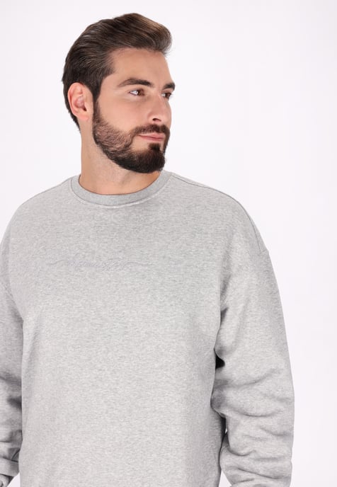 Dreimaster Sweatshirt Herren grau melange - Image 5